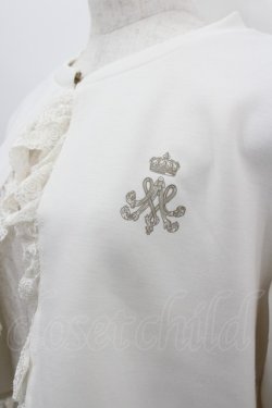 画像2: m petit by misako / MSKバラBフリルボレロ L アイボリー I-26-03-19-022-LO-TO-SA-ZI