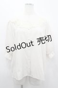 m petit by misako / NINA'Sコラボブラウス L アイボリー I-26-03-19-003-LO-BL-SA-ZI