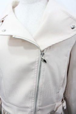 画像2: Honey Cinnamon / ハートバックルライダース F ベージュ I-26-03-23-039-LO-CO-TE-ZI