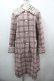 画像1: MILK / ローブコート  ファンシーピンクツイード I-26-03-23-041-ML-CO-TE-ZI (1)