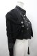 画像2: Ozz oneste / ボタンデザインショートジャケット  黒 I-26-03-23-042-OO-JA-TE-ZI (2)
