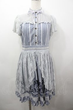 画像1: axes femme POETIQUE / アリスうさぎプリントワンピース  ラベンダー I-26-03-23-056-AX-OP-SA-ZI