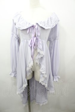 画像1: Vallee lys / "Seraph"フィッシュテールカーディガン  ラベンダー I-26-03-23-062-GO-TO-SA-ZI