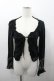 画像1: MIHO MATSUDA / 薔薇レースボレロ  黒 I-26-03-23-007-GO-TO-TE-ZI (1)