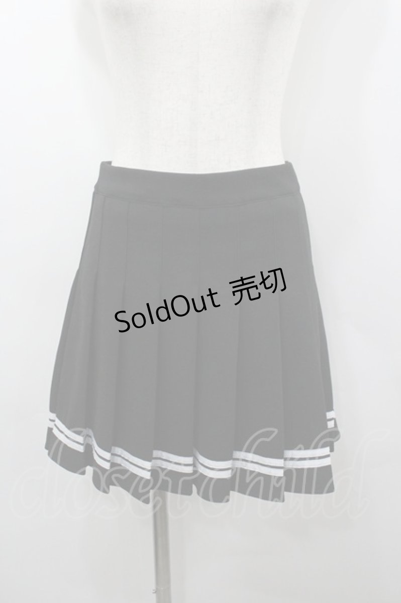 画像1: NieR Clothing / ハイウエストプリーツスカパン  ブラック I-26-03-23-070-PU-SK-SA-ZI (1)