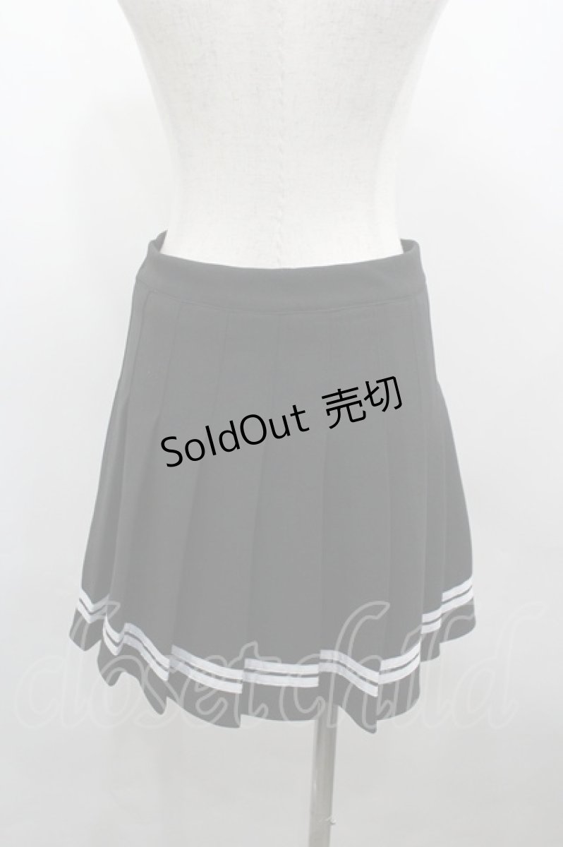 画像3: NieR Clothing / ハイウエストプリーツスカパン  ブラック I-26-03-23-070-PU-SK-SA-ZI (3)