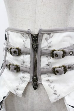 画像2: Ozz oneste / Sunset Roseオーバースカート  白 I-26-03-23-074-OO-SK-TE-ZI