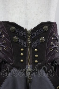 画像2: Ozz Croce / 十字架ギミック入りコルセットスカート  ブラウン×ワイン I-26-03-23-075-OO-SK-TE-ZI