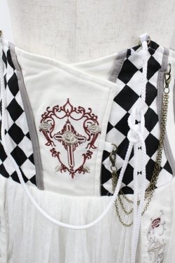 画像2: Ozz oneste / Sunset Roseチュールコルセットスカート  白 I-26-03-23-076-OO-SK-TE-ZI