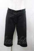 MIHO MATSUDA / ハーフパンツ M 黒 I-26-03-23-080-GO-PA-TE-ZI