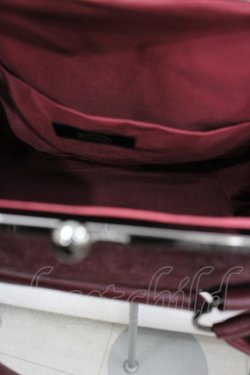 画像3: MIHO MATSUDA / 薔薇型押しがま口バッグ  ボルドー I-26-03-23-086-GO-BG-SA-ZI