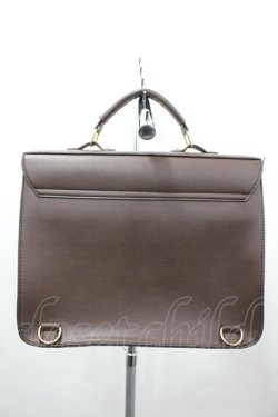 画像2: Amavel / Royal Crown A4サッチェルバッグ  ブラウン I-26-03-23-087-CA-BG-SA-ZI