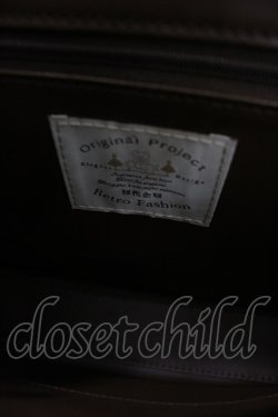 画像3: Retro Fashion / バイオリン柄リュック  ブラウン I-26-03-23-089-LO-BG-SA-ZI