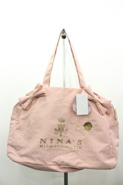 画像1: m petit by misako / NINA'Sコラボボストン  ピンク I-26-03-23-094-LO-BG-SA-ZI