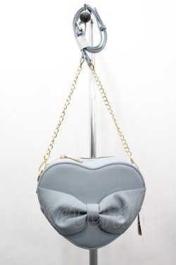 画像1: m petit by misako / ハートポシェット  サックス I-26-03-23-099-0-BG-SA-ZI