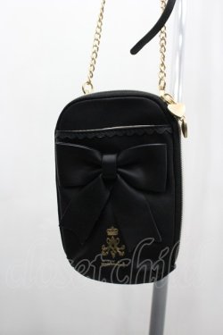 画像2: m petit by misako / AMリボンショルダーバッグ  黒Ｘゴールド I-26-03-23-100-LO-BG-SA-ZI