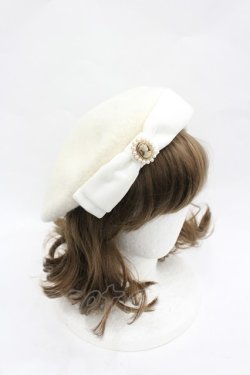 画像2: m petit by misako / AMモチーフリボンベレー  白 I-26-03-23-106-LO-AC-SA-ZI