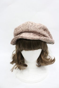 画像1: axes femme / 総レースキャスケット  ベージュ I-26-03-23-112-AX-AC-HR-ZI