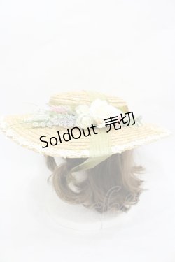 画像2: LOLITAその他(お買取対象外) / フラワーブーケモチーフ麦わらハット  アイボリーＸ白Ｘ緑 I-26-03-23-113-LO-AC-SA-ZI