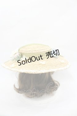 画像3: LOLITAその他(お買取対象外) / フラワーブーケモチーフ麦わらハット  アイボリーＸ白Ｘ緑 I-26-03-23-113-LO-AC-SA-ZI