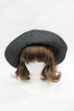 画像1: axes femme / カットリボンハット  グレー I-26-03-23-114-AX-TO-HR-ZTK032 (1)