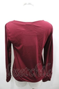 画像3: axes femme / 折り返し2WAYインナープルオーバー  ボルドー I-26-03-23-012-AX-TO-SA-ZI