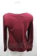 画像3: axes femme / 折り返し2WAYインナープルオーバー  ボルドー I-26-03-23-012-AX-TO-SA-ZI (3)