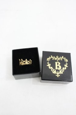 画像1: BABY,THE STARS SHINE BRIGHT / ミルククラウンリング  ゴールド I-26-03-23-119-BA-AC-SA-ZI