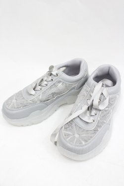 画像2: m petit by misako / AMチュールスニーカー  L グレー I-26-03-23-123-LO-SH-TE-ZI