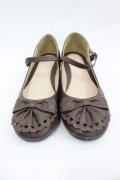 Innocent World / ハートスカラップフリルシューズ L ブラウン I-26-03-23-125-IW-SH-SA-ZI