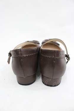 画像3: Innocent World / ハートスカラップフリルシューズ L ブラウン I-26-03-23-125-IW-SH-SA-ZI