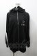 画像1: NieR Clothing / ラインジップアップパーカー  ブラック I-26-03-23-015-PU-TO-SA-ZI (1)