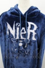 画像2: NieR Clothing / 2022年イベントチケットノベルティふわもこパーカー  ブルー I-26-03-23-023-PU-CO-SA-ZT476 (2)