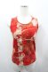 画像1: gouk / 和柄ノースリーブトップス  赤 I-26-03-23-024-GO-TO-SA-ZI (1)