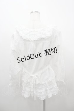 画像3: PINK HOUSE / ふんわり仕上げローンブラウス  白 I-26-03-23-030-LO-BL-SA-ZI