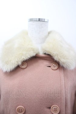 画像3: Jane Marple / ラムパイルのシャルロット・コート  ピンク I-26-03-25-033-JM-CO-SA-ZI