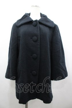 画像1: INGEBORG / BIG丸襟コート  ネイビー I-26-03-25-036-LO-CO-SA-ZI