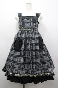 BERRY.Q（海外ロリータブランド） / チョコレート柄ジャンパースカート  黒 I-26-03-25-042-LO-BG-SA-ZI