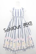 Shirley Temple / ビスケットサンドノースリーブワンピース 160 ネイビー I-26-03-25-044-ET-OP-SA-ZI