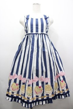 画像1: Shirley Temple / ビスケットサンドノースリーブワンピース 160 ネイビー I-26-03-25-044-ET-OP-SA-ZI