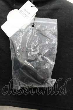 画像3: Ank Rouge / パールデザインショートトップス  黒Ｘ白 I-26-03-25-005-CA-TO-SA-ZI