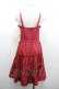 画像2: Ank Rouge / チェリー柄ジャンパースカート  赤 I-26-03-25-050-CA-OP-SA-ZI (2)