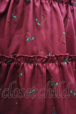 画像3: Ank Rouge / チェリー柄ジャンパースカート  赤 I-26-03-25-050-CA-OP-SA-ZI