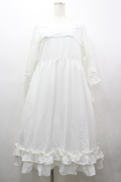 画像1: Princess Flower Garden / TT*KRSフリルOP LL 淡白 I-26-03-25-052-PU-TO-SA-ZI