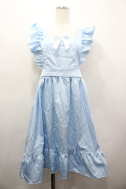 画像1: Nile Perch / エプロンジャンパースカート  サックス I-26-03-25-053-LO-OP-SA-ZI