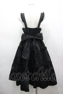 画像2: Alice Mashiro / TT*MAAフリルジャンパースカート LL 黒 I-26-03-25-054-PU-OP-SA-ZI