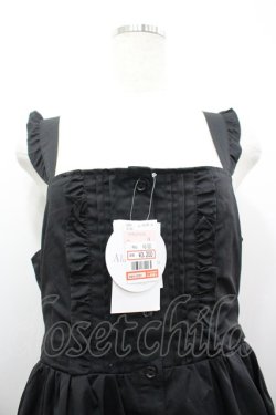 画像3: Alice Mashiro / TT*MAAフリルジャンパースカート LL 黒 I-26-03-25-054-PU-OP-SA-ZI