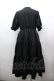 画像2: m petit by misako / TT*AMデシンヨークワンピース LL 黒Ｘアイボリー I-26-03-25-056-LO-OP-SA-ZI (2)