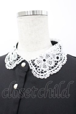 画像3: m petit by misako / AM*レースエリプリーツワンピース M 中黒 I-26-03-25-057-LO-OP-SA-ZI