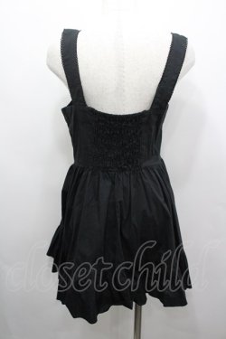 画像3: PEACE NOW / フリルジャンパースカート M 黒 I-26-03-25-064-PU-OP-TE-ZI